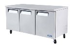 Turbo Air MUR-72 Undercounter Stainless Refrigerator w/ Doors, 19-cu ft