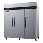 Turbo Air PRO-77R Reach In Stainless Refrigerator w/ 3-Solid Doors, 77-cu ft