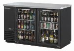 Turbo Air TBB-2SG 58.8-in Bar Cooler w/ 2-Glass Doors, Black
