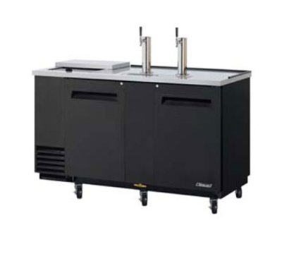 Turbo Air TCB-3SB 69-in Club Top Beer Dispenser w/ 2-Swing Doors & 3.5-Barrel Capacity, Stainless