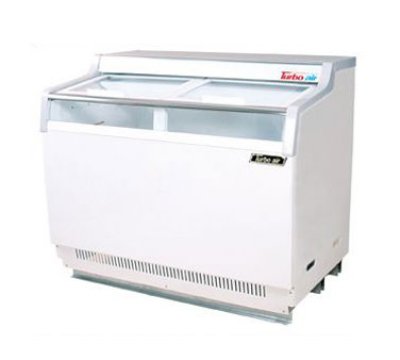 Ice Cream Merchandising Case w/ 2-Glass Slide Lids, 8.5-cu ft