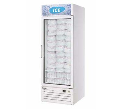 Turbo Air TGIM-23 Ice Merchandiser w/ 1-Section, Bottom Mount & Wire Shelves, 21.1-cu ft