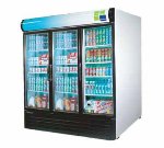 Turbo Air TGM-72RS Refrigerated Merchandiser w/ Swing Glass Doors, 72-cu ft