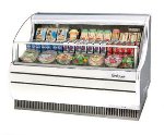Turbo Air TOM-50S 51-in Horizontal Open Display Merchandiser, Slim Line, White