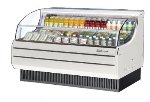 Turbo Air TOM-60S 64-in Horizontal Open Display Merchandiser, Slim Line, White