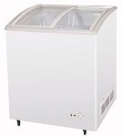 Turbo Air TSD-27CF Ice Cream Merchandising Case w/ Glass Slide Lids, 4.9-cu ft, White