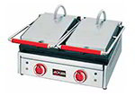 Axis AXPD Panini Toaster, Dual, Grooved Top & Bottom, Temp Range of 122 to 572 F