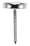 Johnson-Rose A505 Flower Nail, 1-1/2 in Diameter, Flat Top