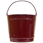 Witt Industries W10PCBL 10-qt Outdoor Pail w/ Attached Bail, Burgundy Powder Coat