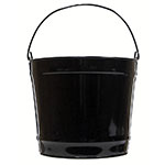 Witt Industries W10PCGB 10-qt Outdoor Pail w/ Attached Bail, Gloss Black Powder Coat