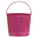 Witt Industries W10PCPR 10-qt Outdoor Pail w/ Attached Bail, Pink Radiance Powder Coat