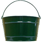 Witt Industries W16PCHG 16-qt Outdoor Pail w/ Attached Bail, Hunter Green Powder Coat