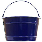Witt Industries W16PCNBL 16-qt Outdoor Pail w/ Attached Bail, Navy Blue Luster Powder Coat