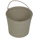 Witt Industries W2PCBS 2-qt Outdoor Pail w/ Attached Bail, Beige Powder Coat