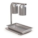 Nemco 6000A-2C Freestanding Infrared Heat Lamp w/ 2-Bulbs & Chrome Finish, 120/1 V