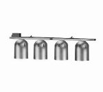 Nemco 6006-4 Single Row Heat Lamp, Chain Hung, 4 Bulb, 1000 Watts, 120 V