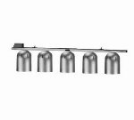 Nemco 6006-5 Single Row Heat Lamp, Chain Hung, 5 Bulb, 1250 Watts, 120 V
