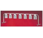 Nemco 6008-7 7-Bulb Portable Counter Unit Heat Lamp, 1750 Watts, 120 V