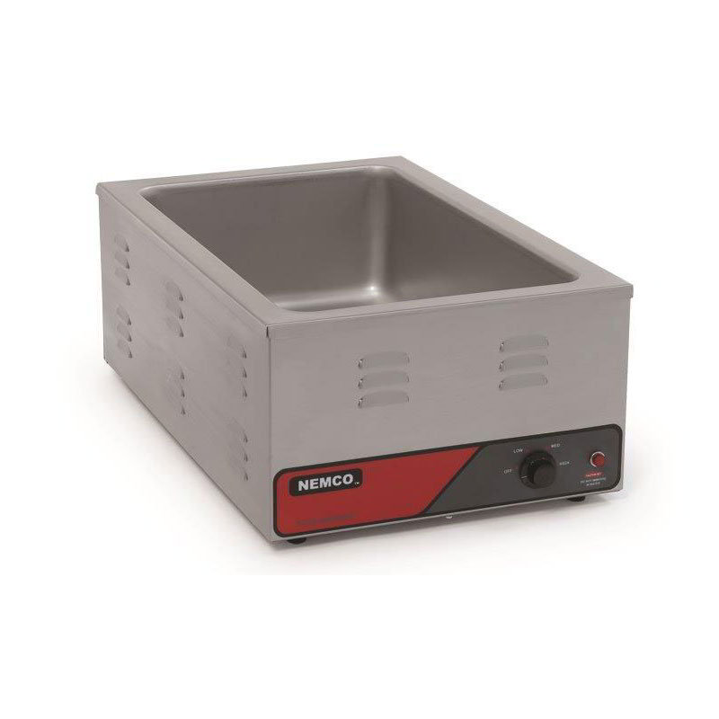 Nemco 6055A Countertop Warmer, S/S Well, Wet or Dry, Full Size
