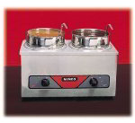 Nemco 6120A-220 4-qt Twin Well Countertop Warmer, Export