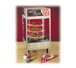 Nemco 6452 4-Tier Pizza Display Case, 18-in D Racks, 1480 Watts, 120 V
