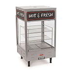 Nemco 6454 3-Shelf Heated Display Case w/ 15-in Square Shelves, 120 V