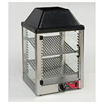 Nemco 6457 Heated Snack Merchandiser, 22 in x 14 in x 14 in, 2 Racks, SS, 120 V