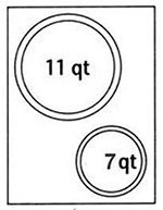 Nemco 66092 Adapter Plate w/ 2-Holes 7-qt & 11-qt Inset For 6005A Series Countertop Warmers