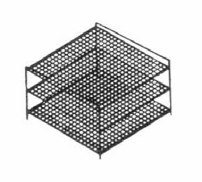 Nemco 66792 Three Tier Shelf System, 15-in Shelves, for 6454