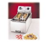 Nemco 6704-240 Countertop 15-lb Fryer, Twin Baskets, Thermostatic 200-400 F, 240V