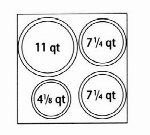 Nemco 67412 67412 Adapter Plate & 4 Insert Holes, Fits 6060A