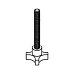 Nemco 68655 Heat Lamp Tightening Screw Assembly For Freestanding Infrared Bulb Warmer
