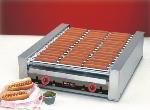 Nemco 8010 Roll-A-Grill Hot Dog Grill, Chrome Rollers, 10 Dogs