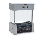Nemco 8010V 120 Roll-A-Grill Hot Dog Grill w/Bun Warmer & Guard Combo, 120 V