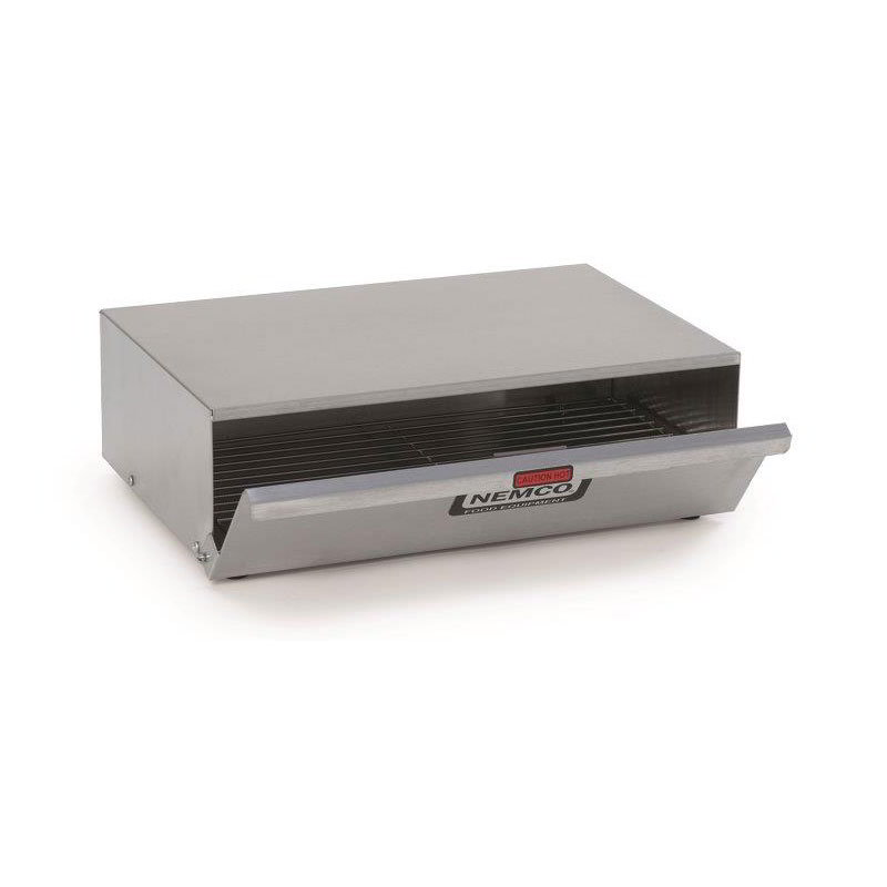 Nemco 8024-BW-220 Heated Bun Warmer, Flip Door, Holds 24-Buns, 220 V