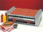 Nemco 8045W-SLT Slanted Hot Dog Grill w/ Chrome Rollers & 45-Hot Dog Capacity, 120/1 V