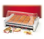 Nemco 8075SX Hot Dog Roll-A-Grill, GripsIt Rollers, 75 Hot Dogs, 120 V