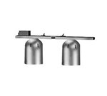 Nemco 6006-2 Chain Hung Heat Lamp w/ Single Row Suspension Bar & 2-Bulbs, 120/1 V