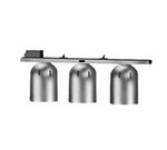 Nemco 6006-3 Chain Hung Heat Lamp w/ Single Row Suspension Bar & 3-Bulbs, 120/1 V
