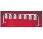Nemco 6008-7 Portable Counter Heat Lamp w/ 7-Bulbs & 1750-Watts, 120/1 V