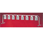 Nemco 6008-8 Portable Counter Heat Lamp w/ 8-Bulbs & 2000-Watts, 120/1 V