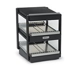 Nemco 6480-30-B 24-In Heated Shelf Merchandiser w/ Horizontal Dual Shelf & 12.2-amps, Black