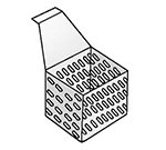 Nemco 66787 Individual Baskets For 6750-240 Boiling Unit & 4x4x4-in