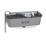 Nemco 77316-19 19-in Spade Cleaning Well w/ .38-in Round Spigot & Rubber Bumper, Stainless