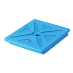 Cambro CP1210159 1/2-Size Camchiller, Dishwasher Safe, Cold Blue