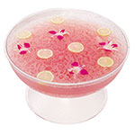 Cambro PPB15 Camwear Pedestal Punch Bowl, Pebbled, 15 in Dia., 11.2 Qt., Polycarbonate