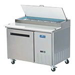 Arctic Air APP48R 48-in Pizza Prep Table w/ 1-Door & 6-Pan Capacity, Digital