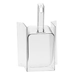 Cal-Mil 1031-32 Wall Mount Scoop Guard w/ 32-oz Scoop, Clear