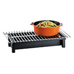 Cal-Mil 1348-22-13 Modern Style Chafer Alternative, 22 x 12 x 4-in H, Black