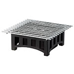 Cal-Mil 1364-22-13 Bridge Style Chafer Alternative, 22 x 12 x 4-in H, Black